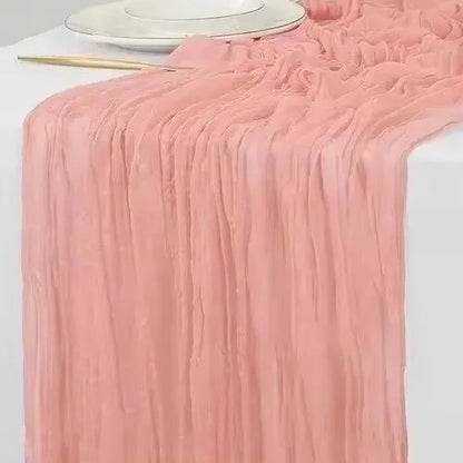 chemin de table en gaze | Bohème pâle
