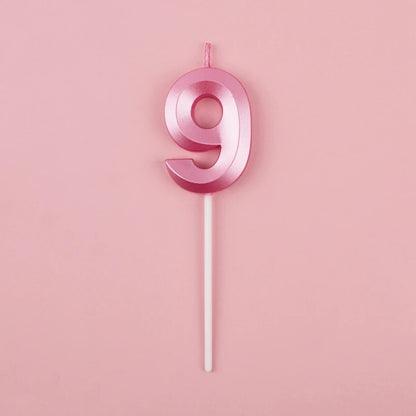 Décoration gâteau bougie 3D | Premium Celebration