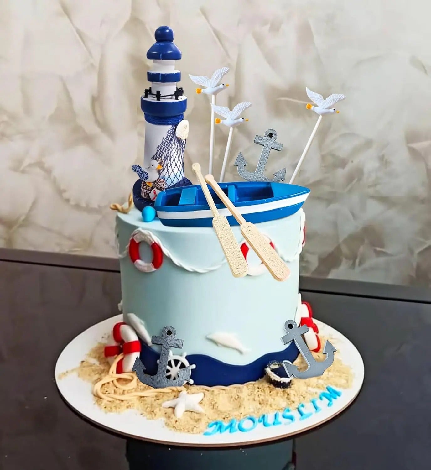 Décoration de gâteau nautique | Effet Pro Marin