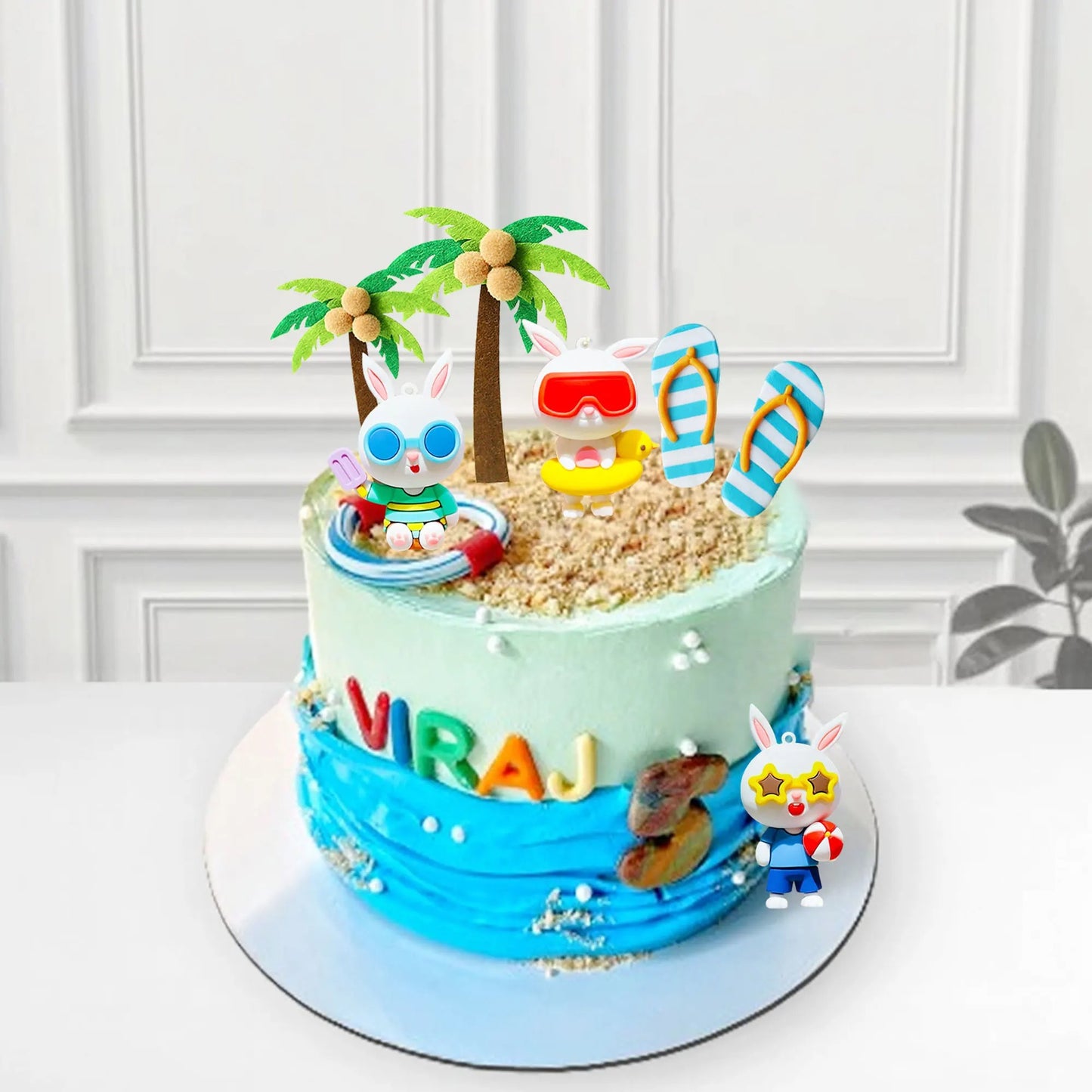 Décoration gâteau plage | Tropical Paradise