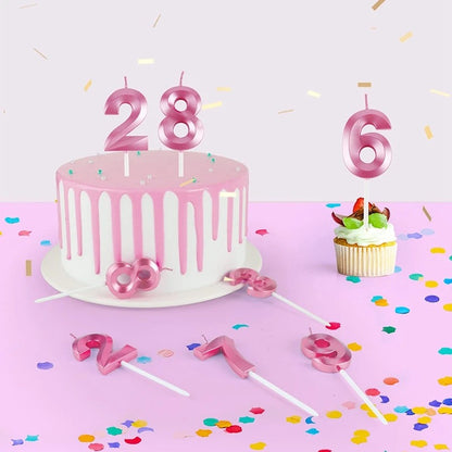 Décoration gâteau bougie 3D | Premium Celebration