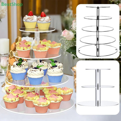 Support à cupcake | Transparent Multi-niveaux
