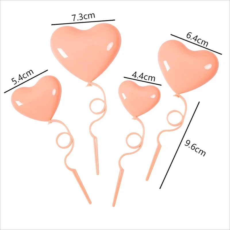 Décoration gateau ballon coeur | MagicPâtiss