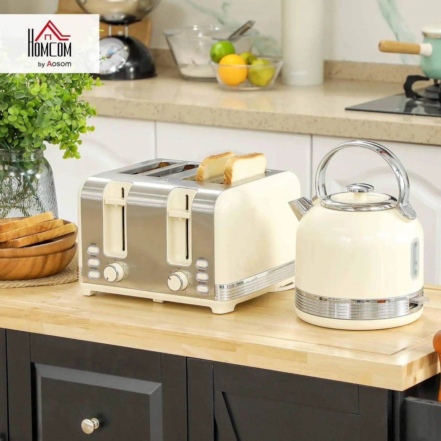 Grille pain 4 tranches et bouilloire | Matinal Express