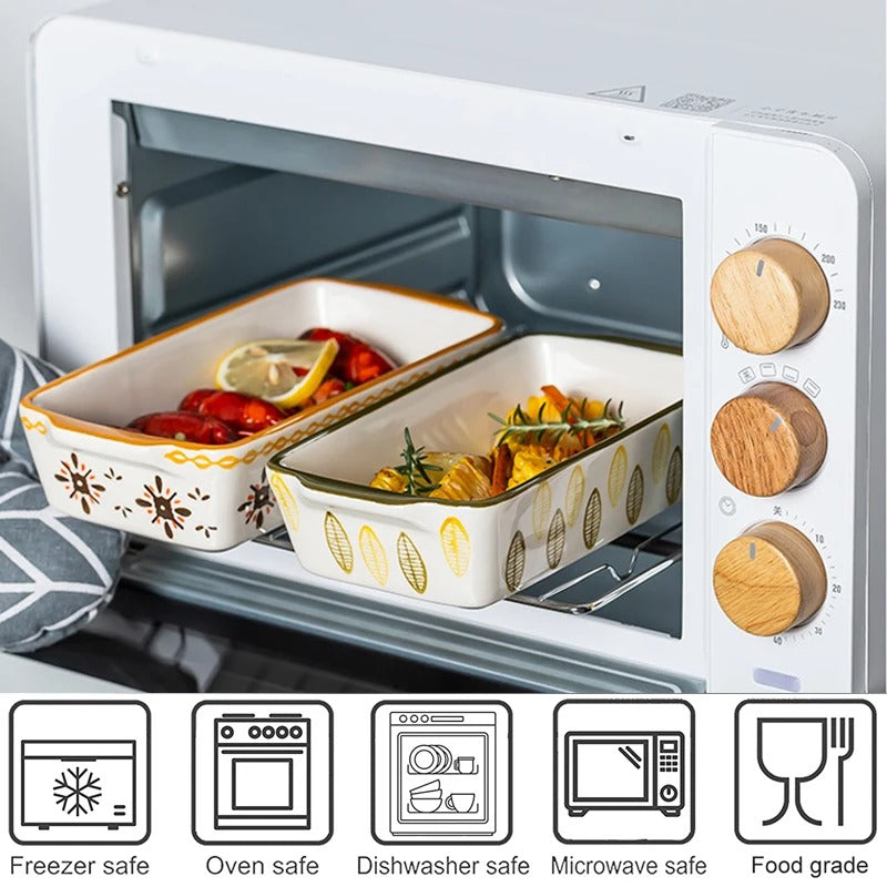 Moule à pâtisserie en céramique floral | Élégance Durable