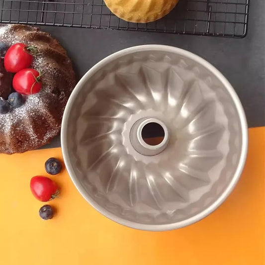 Moule à cheminée cannelé | Antiadhésif Premium