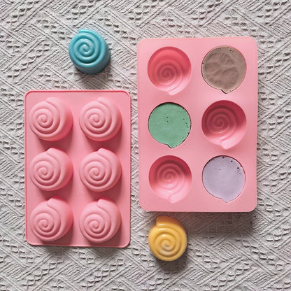 Moule à cupcake escargot | Silicone 6 cavités