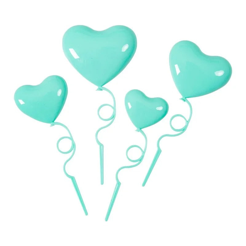 Décoration gateau ballon coeur | MagicPâtiss