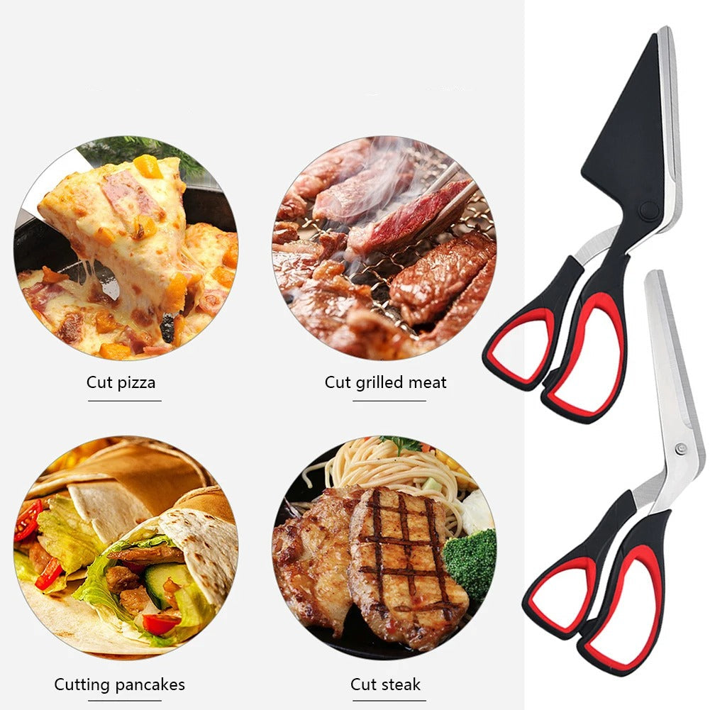 Ciseau à pizza | Spatule Intégrée