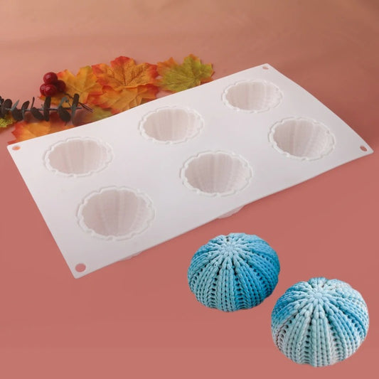 Moule à gâteau tricot | Silicone 6 cavités