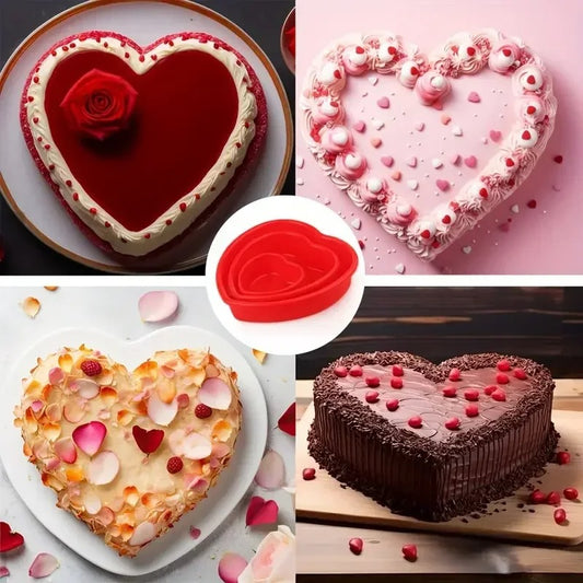 Moule à gâteau coeur silicone | Délice Artisanal