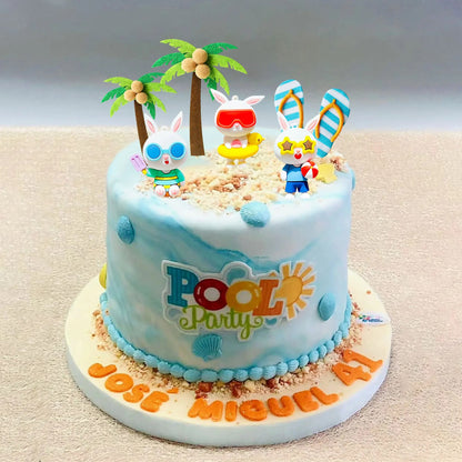 Décoration gâteau plage | Tropical Paradise
