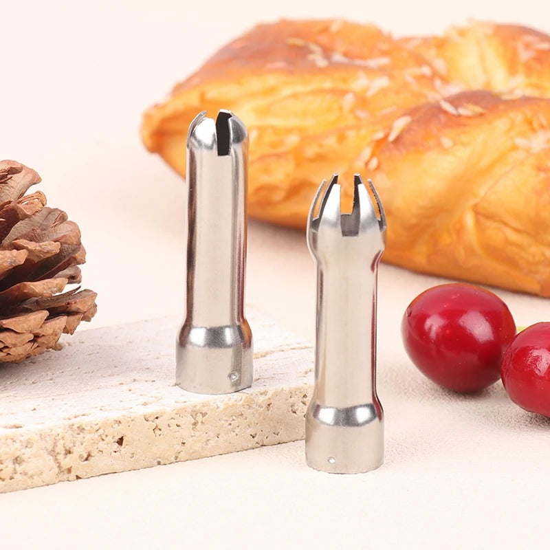 Douilles pour crème | Set Professionnel Inox