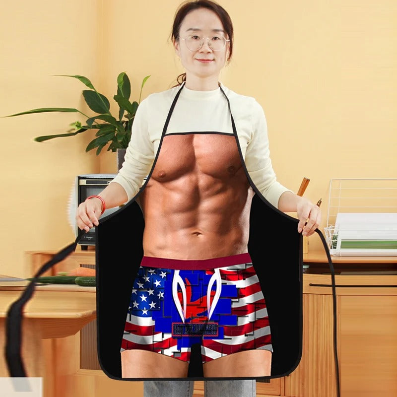 tablier homme musclé | CuisineHumour