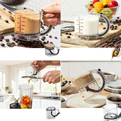 Tasse mesureur | Réglable 4-en-1