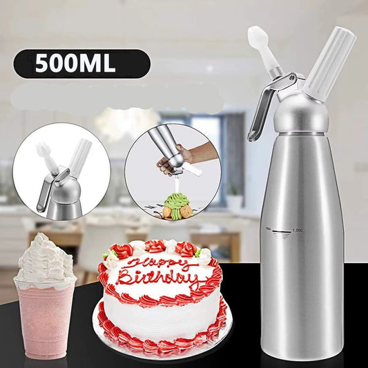 Distributeur crème fouettée | Professionnel 500ml Alu