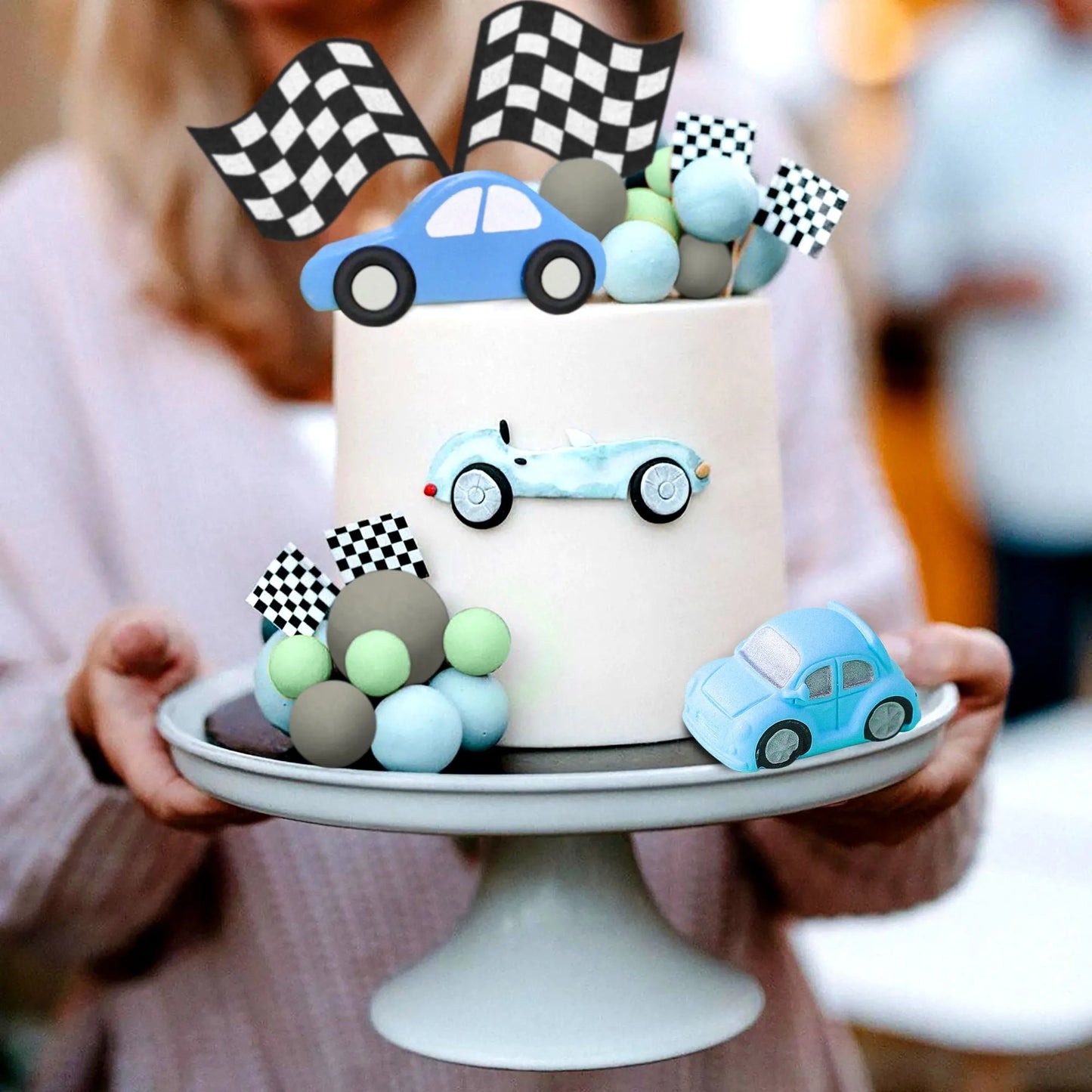 Décoration gâteau voiture de course | RacingTopper