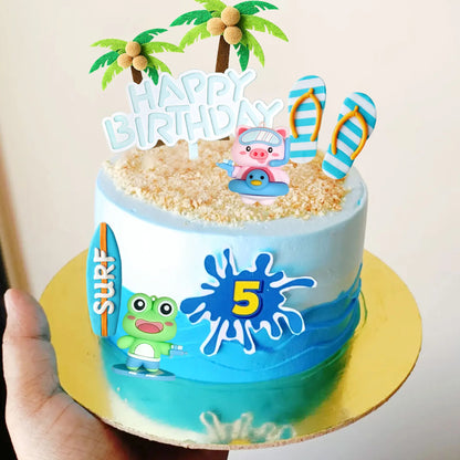 Décoration gâteau plage | Tropical Paradise