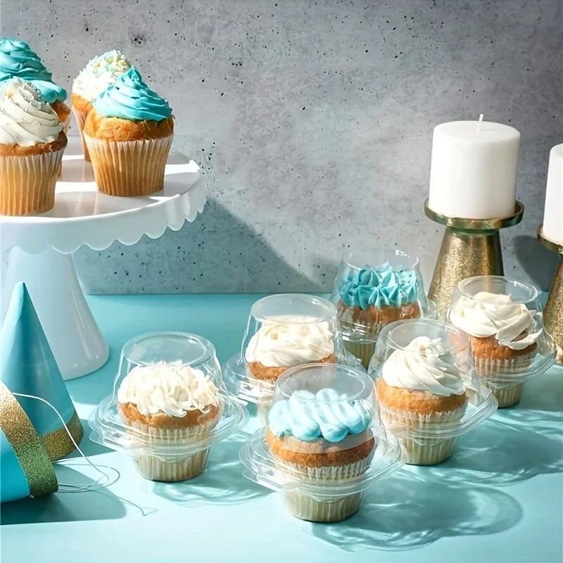 Boîte de plastique transport de cupcake
