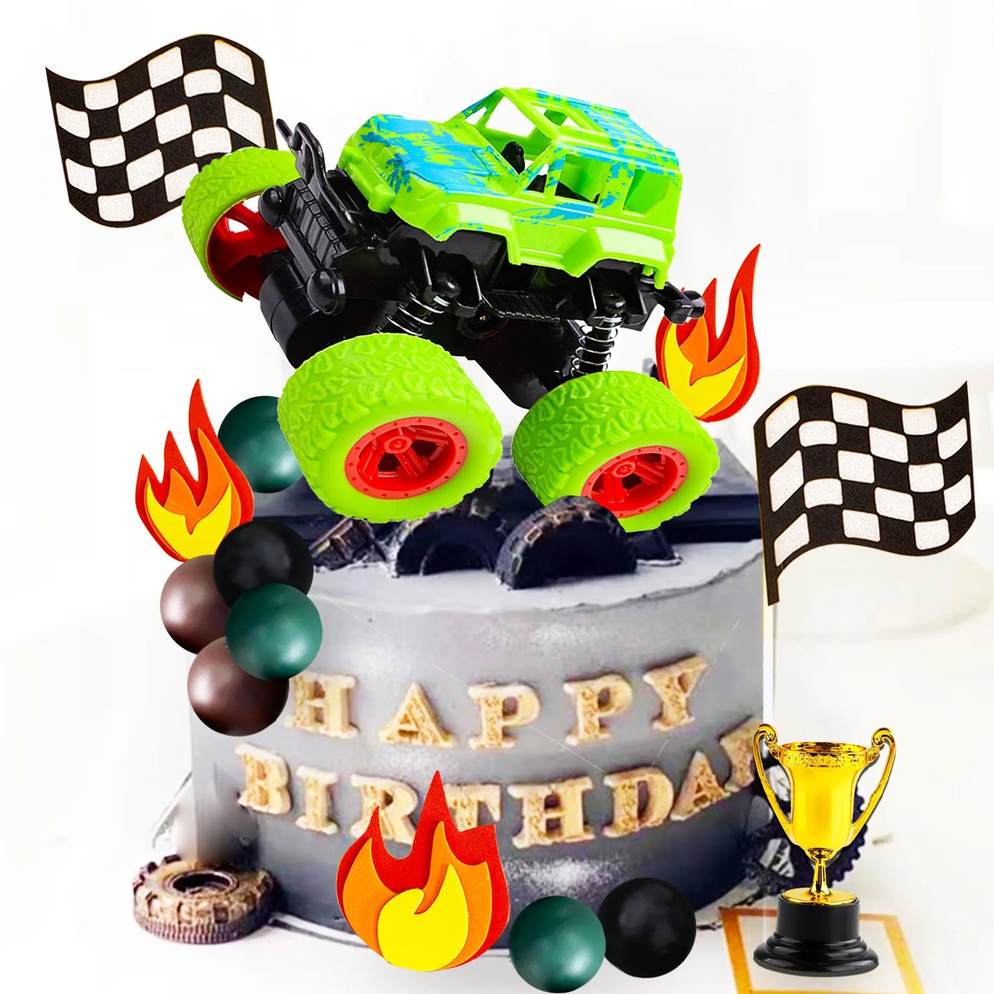 Décoration gâteau monster truck | Truck'n'Play