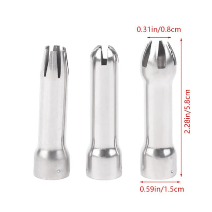 Douilles pour crème | Set Professionnel Inox