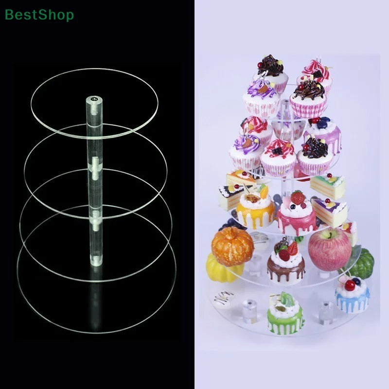 Support à cupcake | Transparent Multi-niveaux