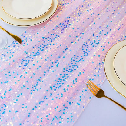 Chemin de table Paillettes | Réutilisable 6 Couleurs