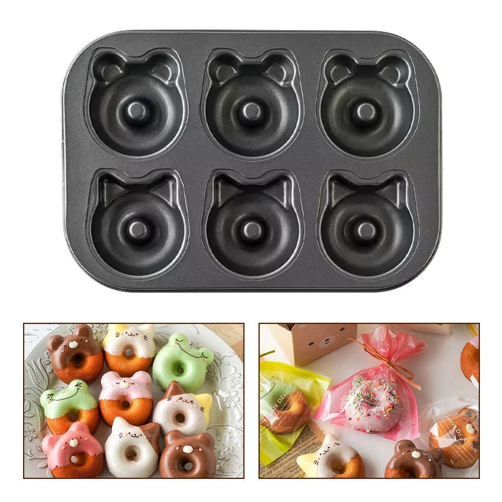 Moule à donuts chat et oursons | Kawaï Fun