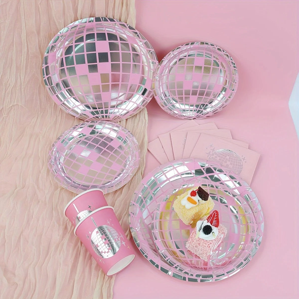 Ensemble vaisselles DISCO | Vintage