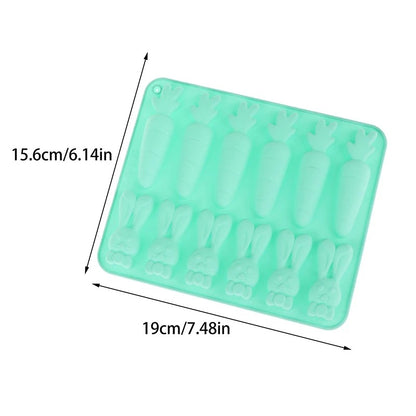 Moule carottes et lapins | SiliChoc