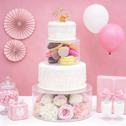 Support à gâteau | Transparent Professionnel