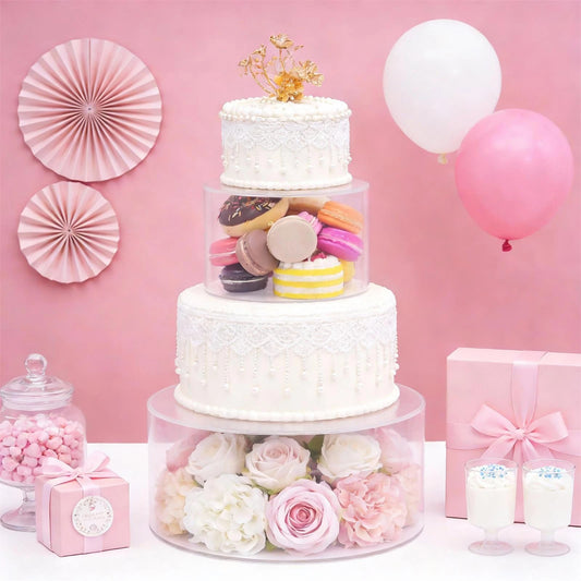 Support à gâteau | Transparent Professionnel