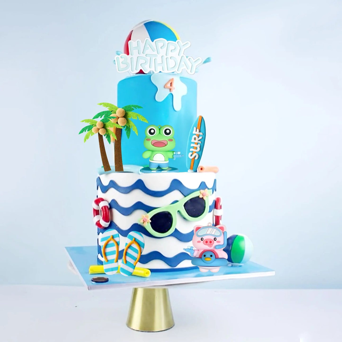 Décoration gâteau plage | Tropical Paradise