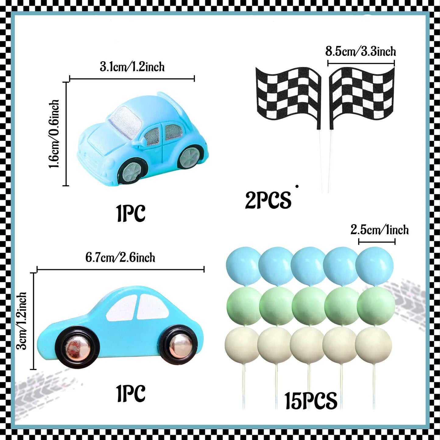 Décoration gâteau voiture de course | RacingTopper