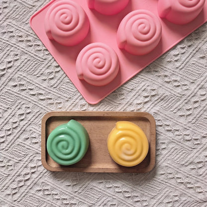 Moule à cupcake escargot | Silicone 6 cavités