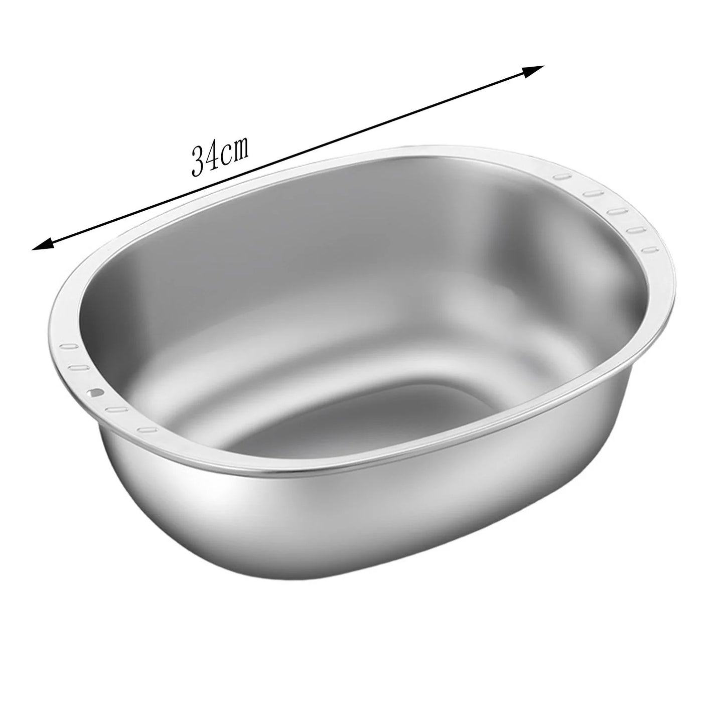 Bol à mélanger ovale | Inox ergonomique