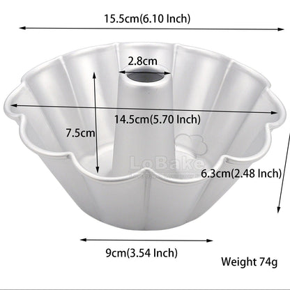 Moule à cheminée cannelé | Démoulage parfait