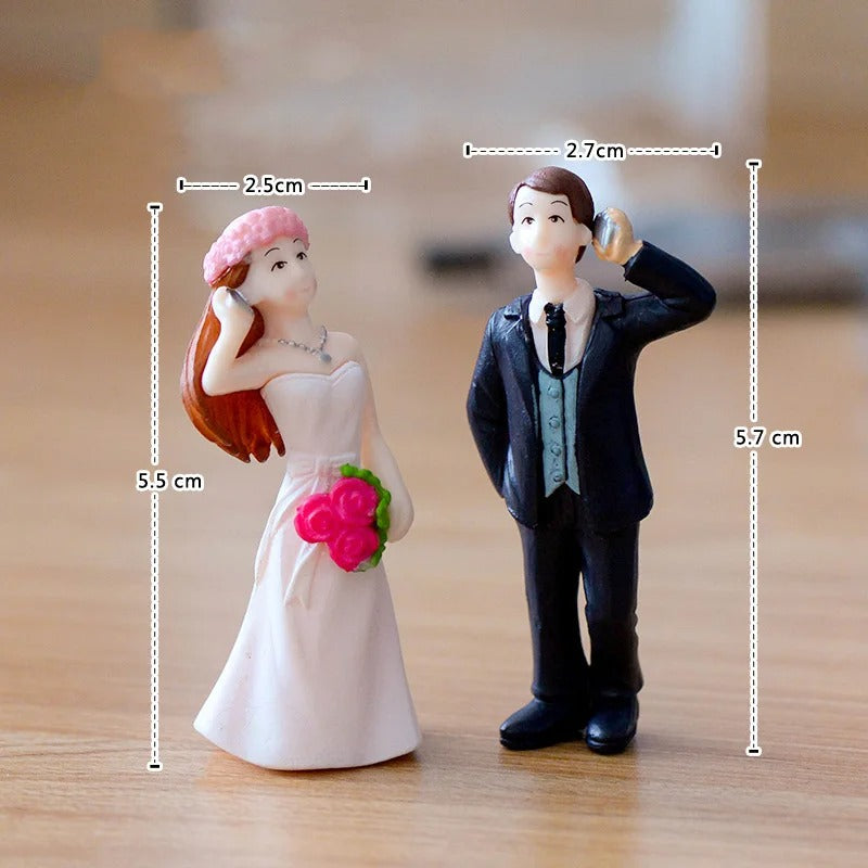 Décoration gâteau mariage miniature | Éternité