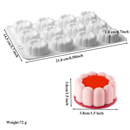 Moule à cupcake ondulé | Premium Silicone