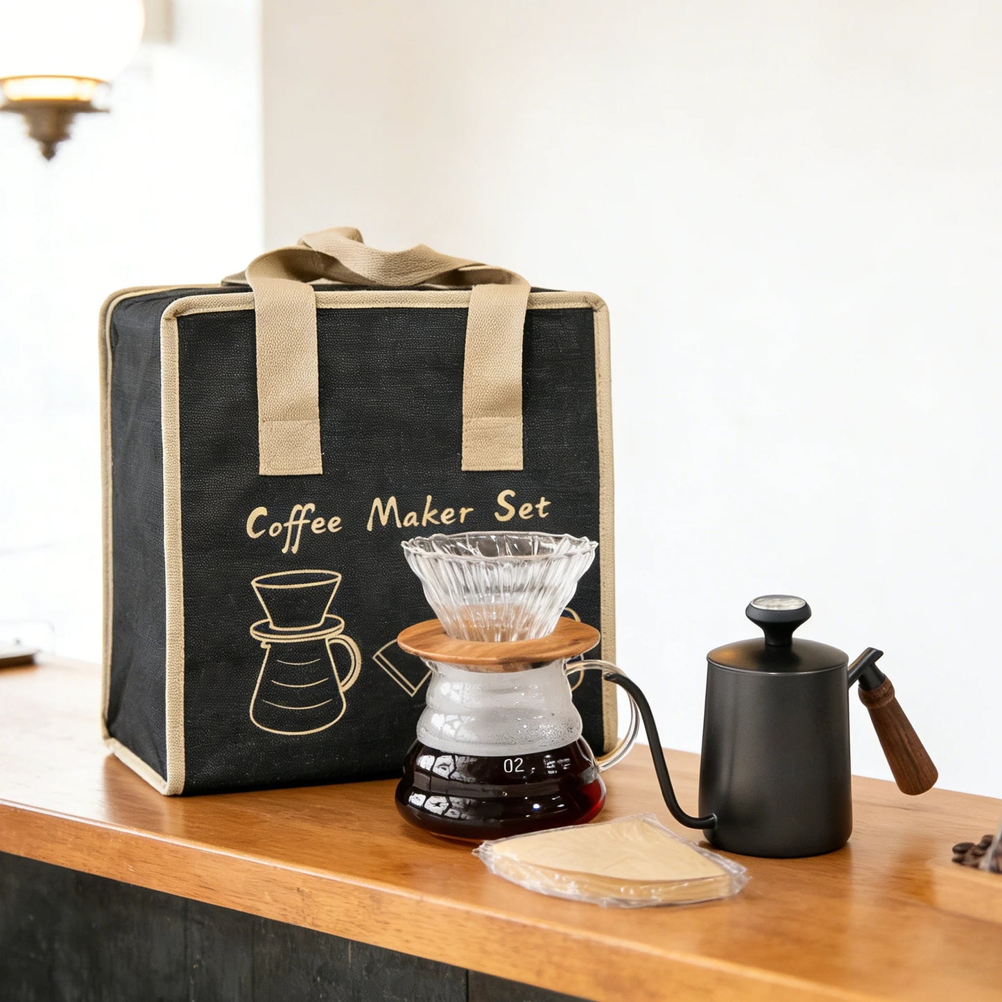 Ensemble de cafetière portable | Camping Nomade