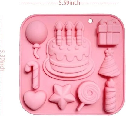 2 moules à gâteau pour déco | Silicone Premium