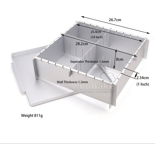 moule a gateau a séparateur | Multicolore