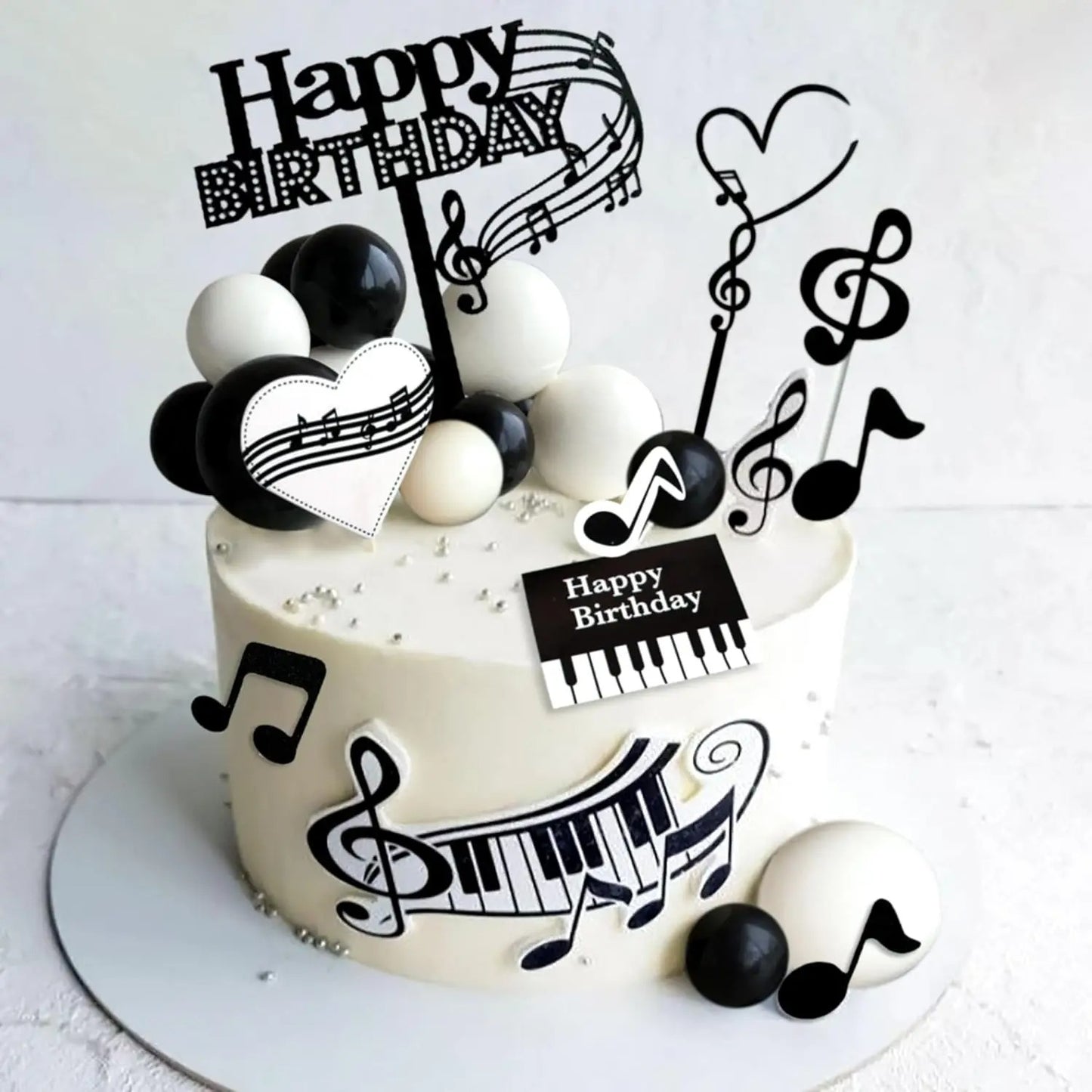 Décoration gâteau musical | Boule disco et guitare| disco à son meilleur