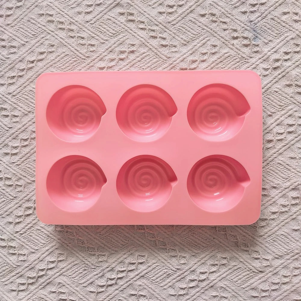 Moule à cupcake escargot | Silicone 6 cavités