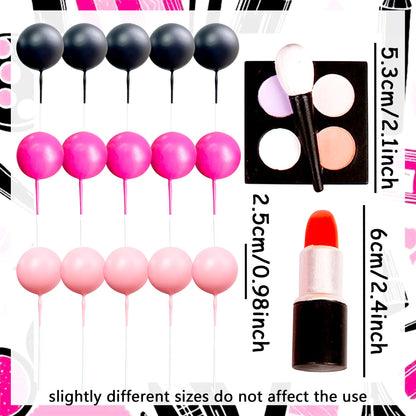 Décoration gâteau glamour | maquillage | Étincelant