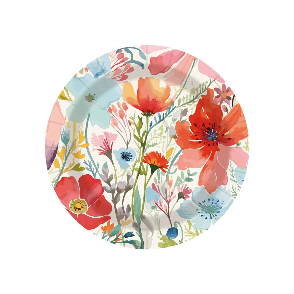 Ensemble de vaisselles jetables printemps | Floralys