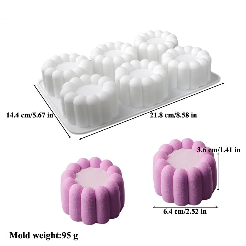 Moule à cupcake ondulé | Premium Silicone