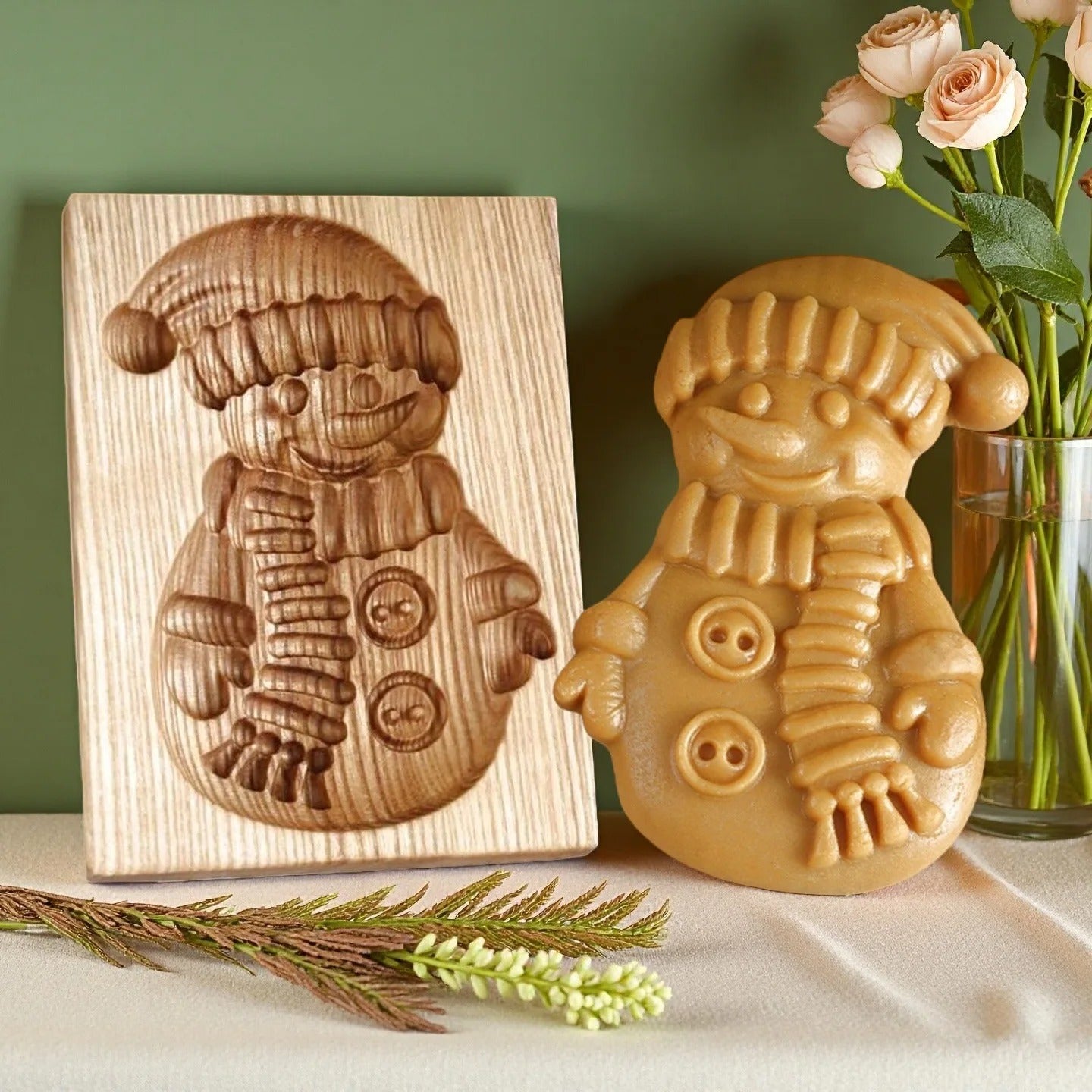 moule à biscuits | Bois sculpté 3D