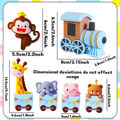 Décoration gâteau train animaux | FestiMagic