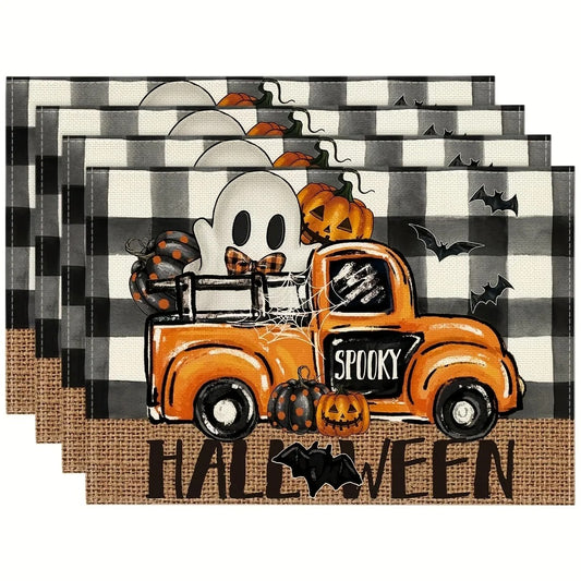 Napperon halloween | Squelette réutilisable